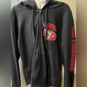 San Francisco 49ers Black Hoodie. M